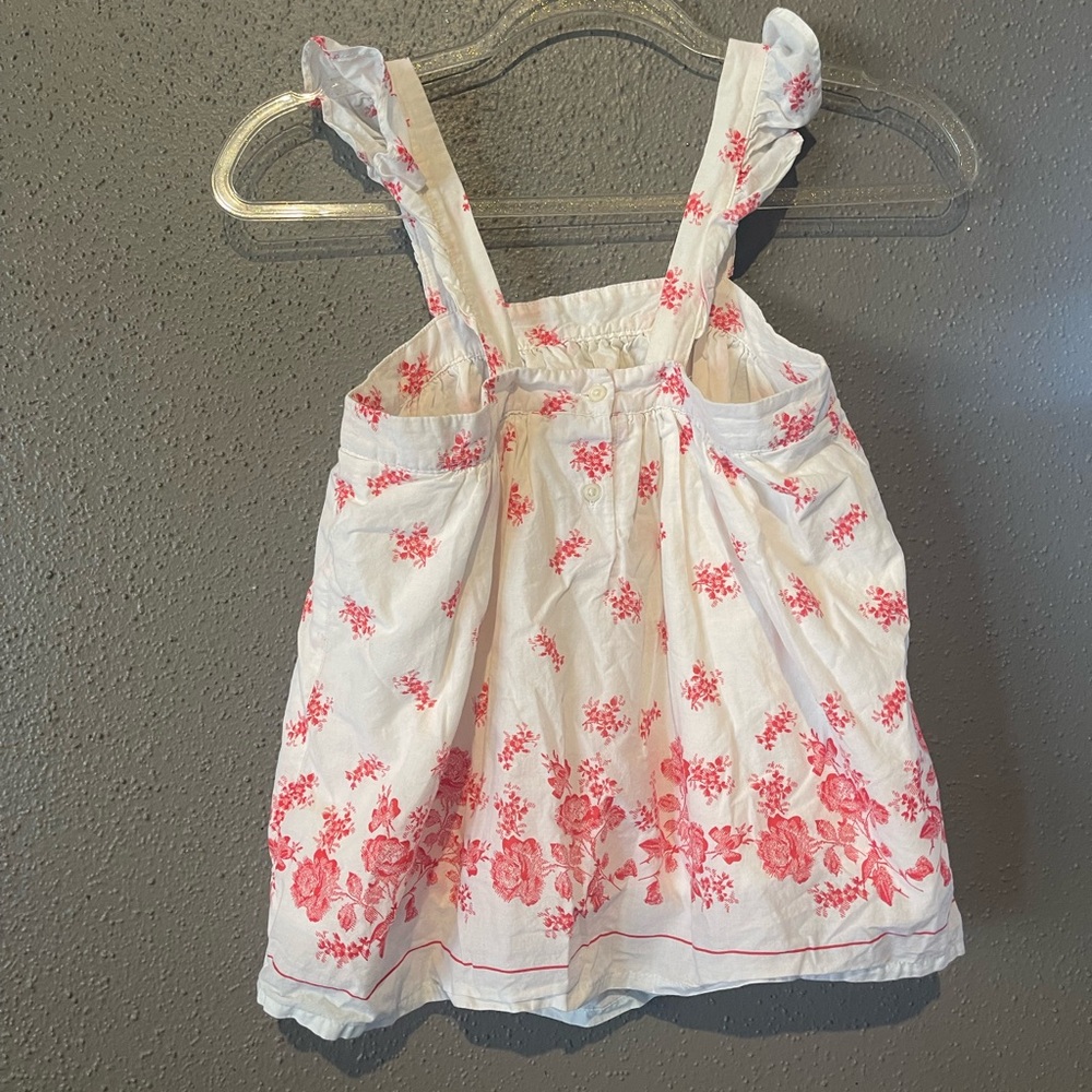 Janie and Jack Floral Border Top - Picture 6 of 8